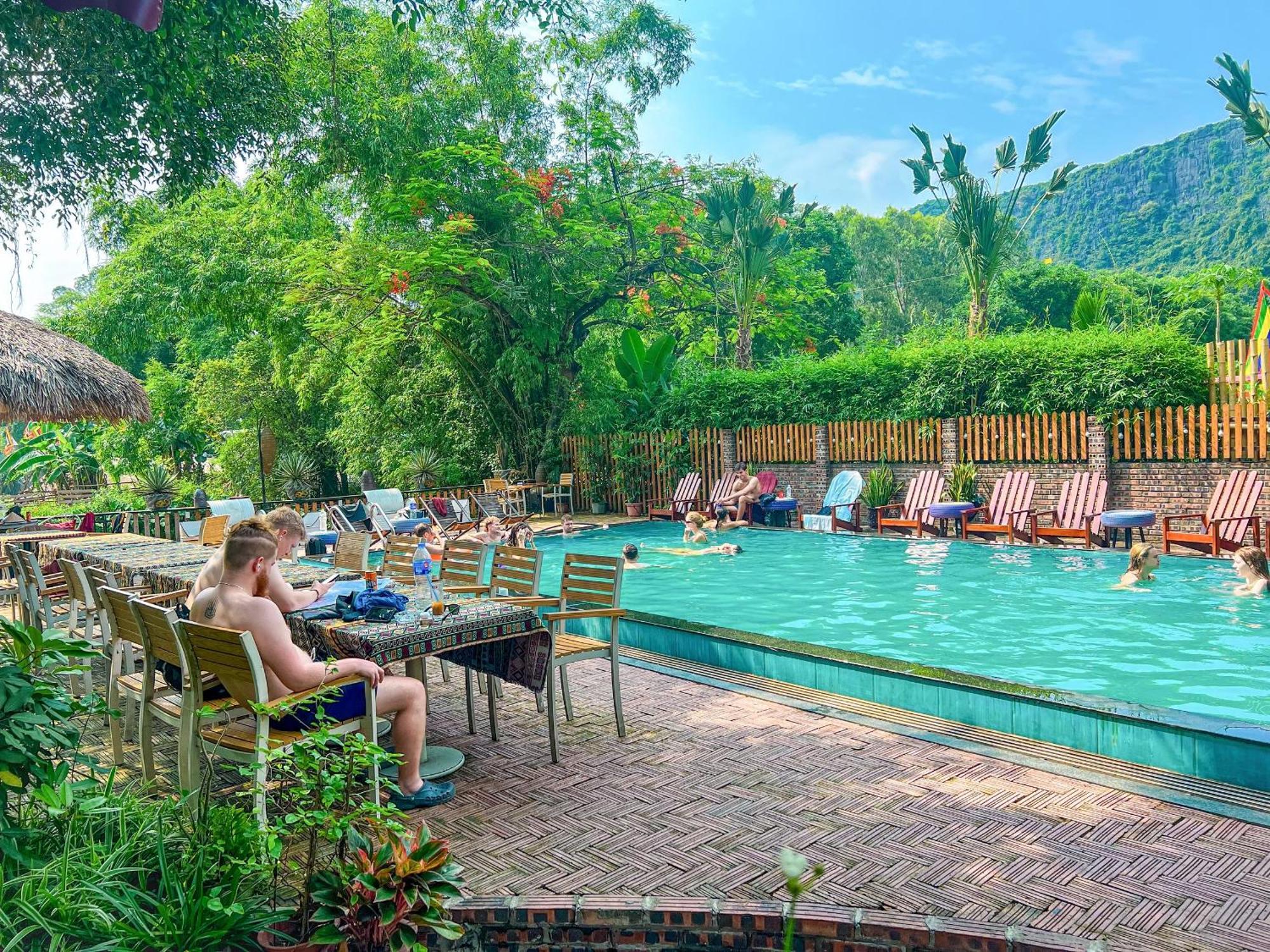 Tam Coc Central Bungalow-Hostel Vu Lam Zewnętrze zdjęcie