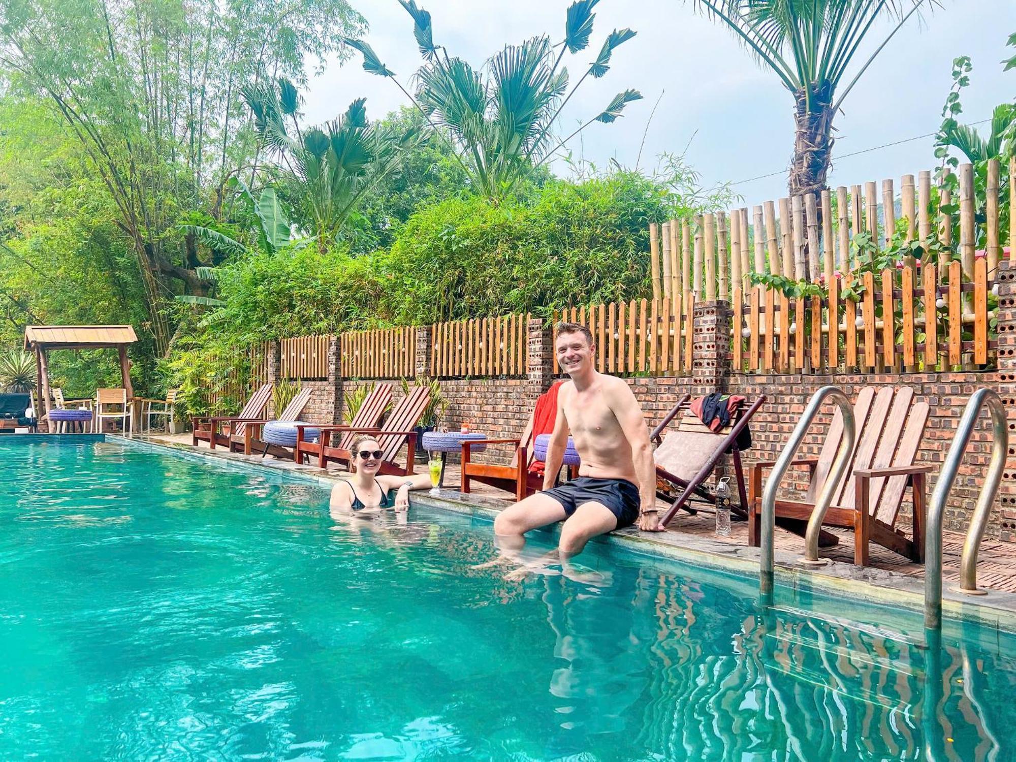 Tam Coc Central Bungalow-Hostel Vu Lam Zewnętrze zdjęcie