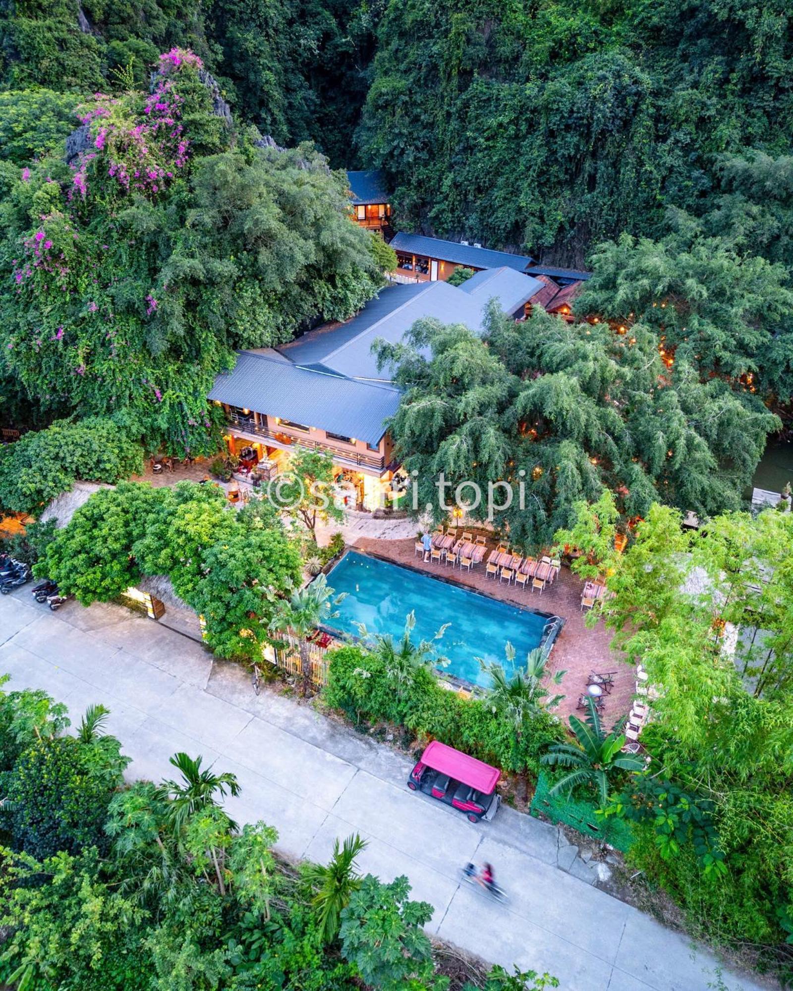 Tam Coc Central Bungalow-Hostel Vu Lam Zewnętrze zdjęcie